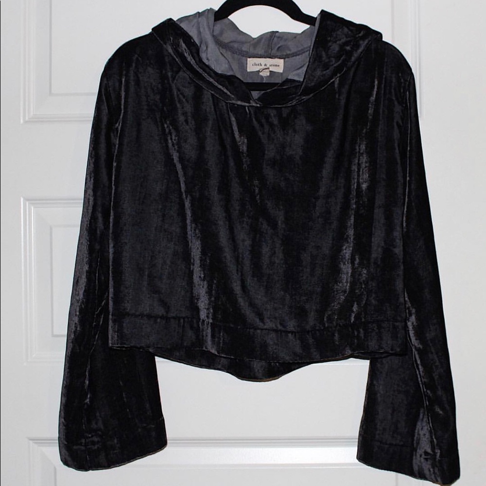 Velvet hoodie